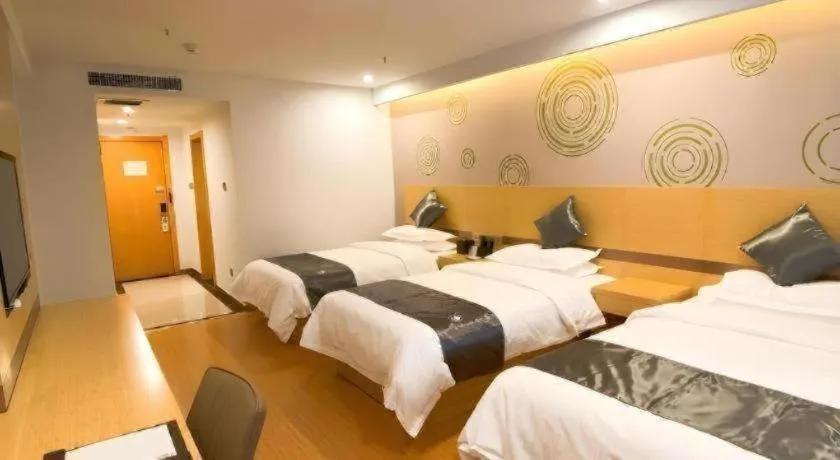 Bed in GreenTree Inn Chengde Shuangyu District Shuangtashan