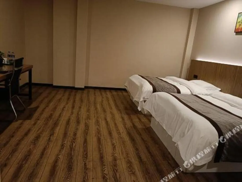 Bed in GreenTree Alliance Ningbo South Train Station Shunde Road Hotel