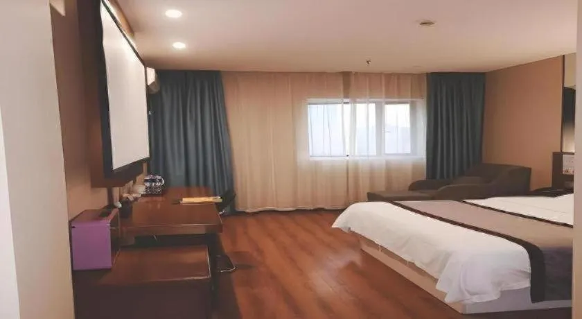 Bed in GreenTree Alliance Ningbo South Train Station Shunde Road Hotel