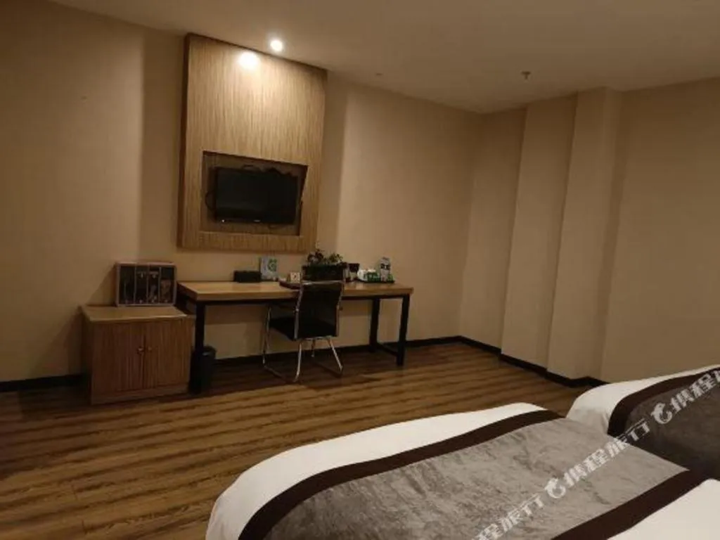 Bed in GreenTree Alliance Ningbo South Train Station Shunde Road Hotel