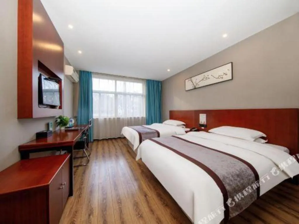 Bed in GreenTree Alliance Ningbo South Train Station Shunde Road Hotel
