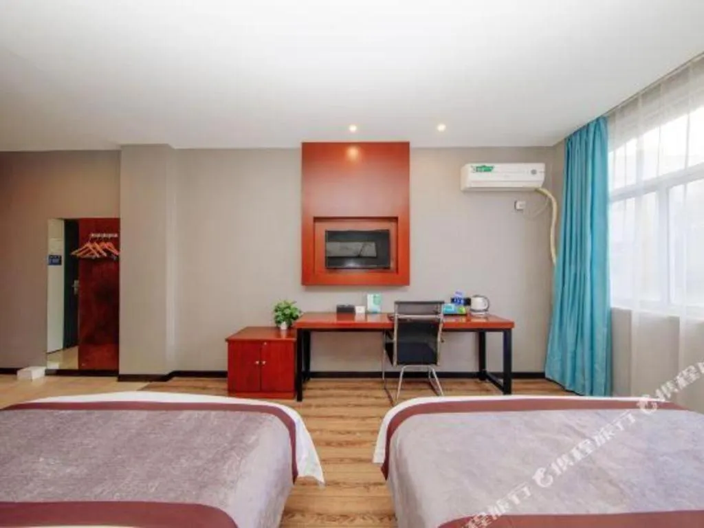 Bed in GreenTree Alliance Ningbo South Train Station Shunde Road Hotel