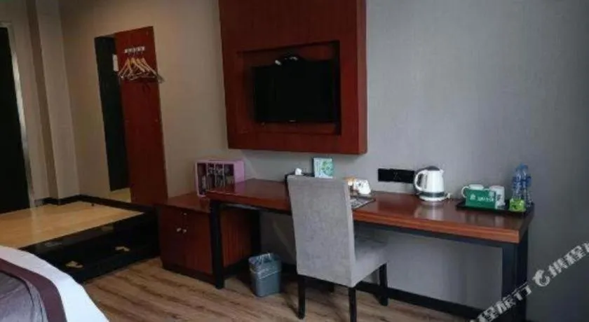 Bed in GreenTree Alliance Ningbo South Train Station Shunde Road Hotel