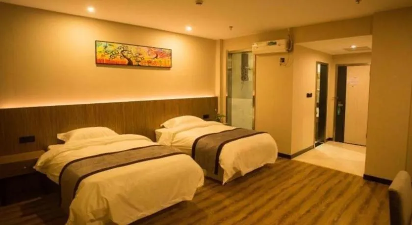 Bed in GreenTree Alliance Ningbo South Train Station Shunde Road Hotel