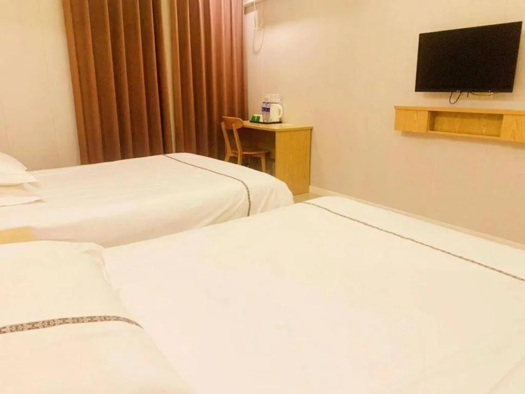 Bed in Shell Shanghai Yangpu District Shuangyang Road Hotel