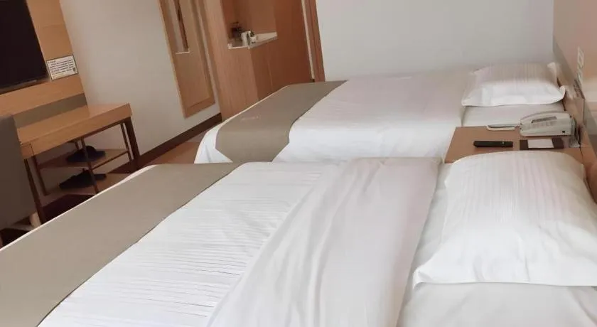Bed in GreenTree Inn Hefei Changfeng County Gangji Town Jingang Avenue Express Hotel
