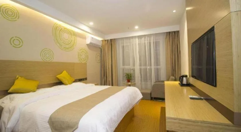 Bed in GreenTree Inn Weifang Kuiwen District Beiwang Jiale