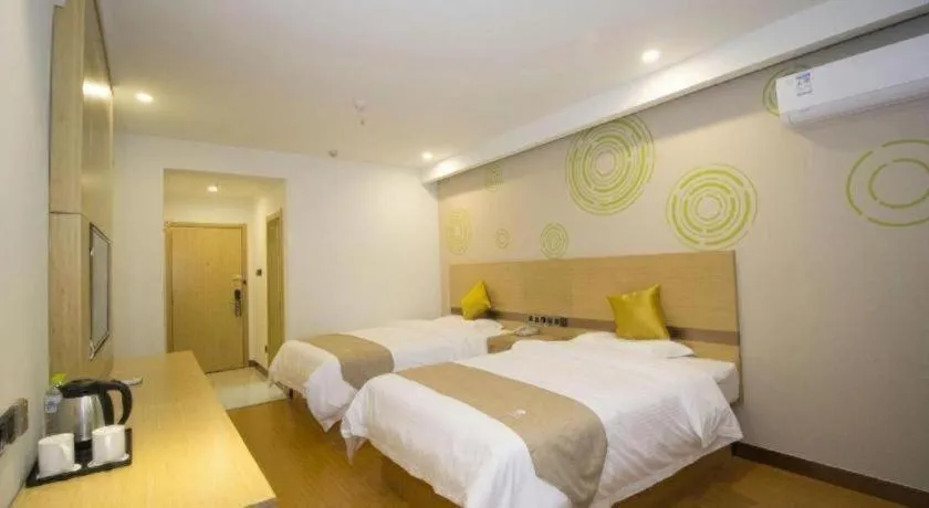 Bed in GreenTree Inn Weifang Kuiwen District Beiwang Jiale