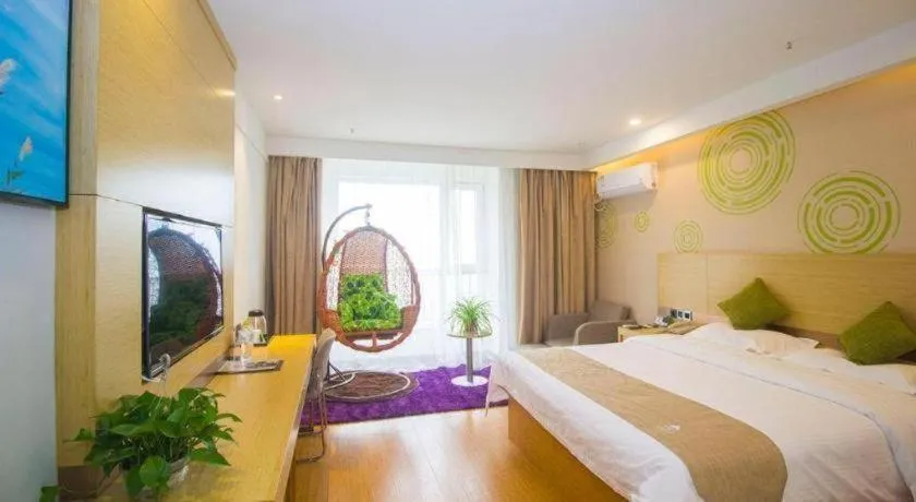 Bed in GreenTree Inn Weifang Kuiwen District Beiwang Jiale