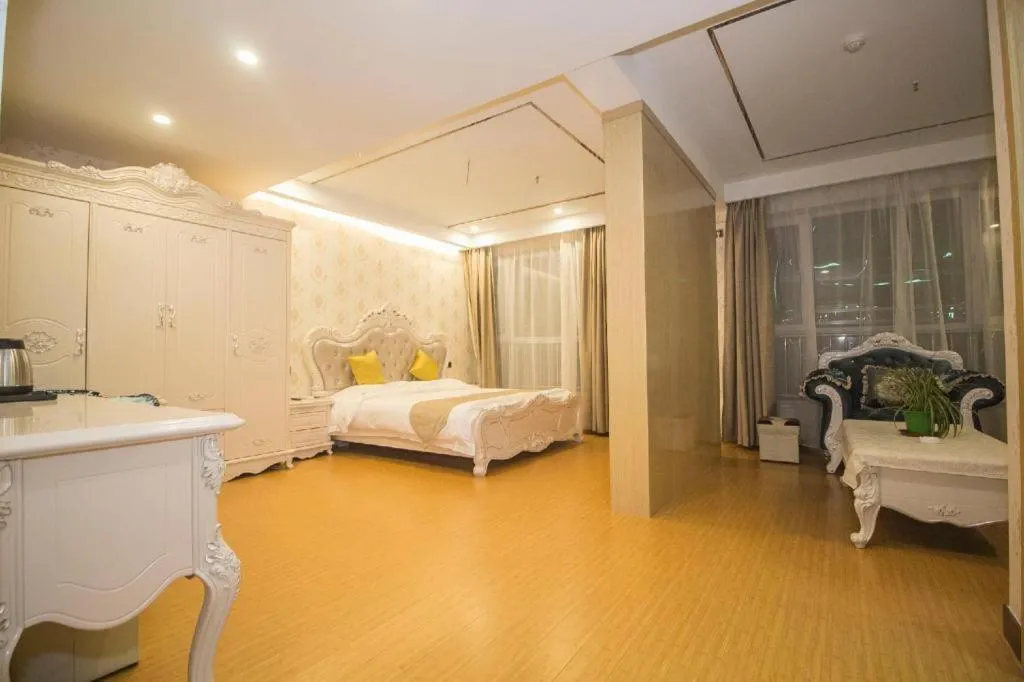 Bed in GreenTree Inn Weifang Kuiwen District Beiwang Jiale