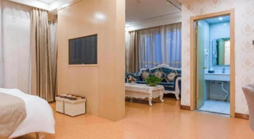 Bed in GreenTree Inn Weifang Kuiwen District Beiwang Jiale