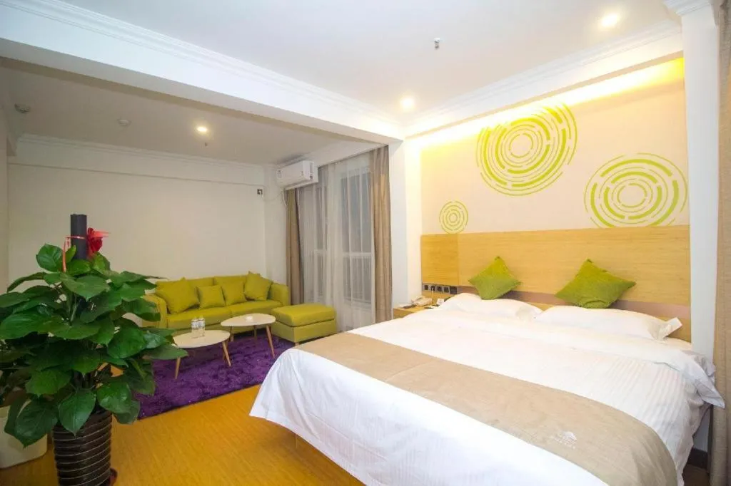 Bed in GreenTree Inn Weifang Kuiwen District Beiwang Jiale