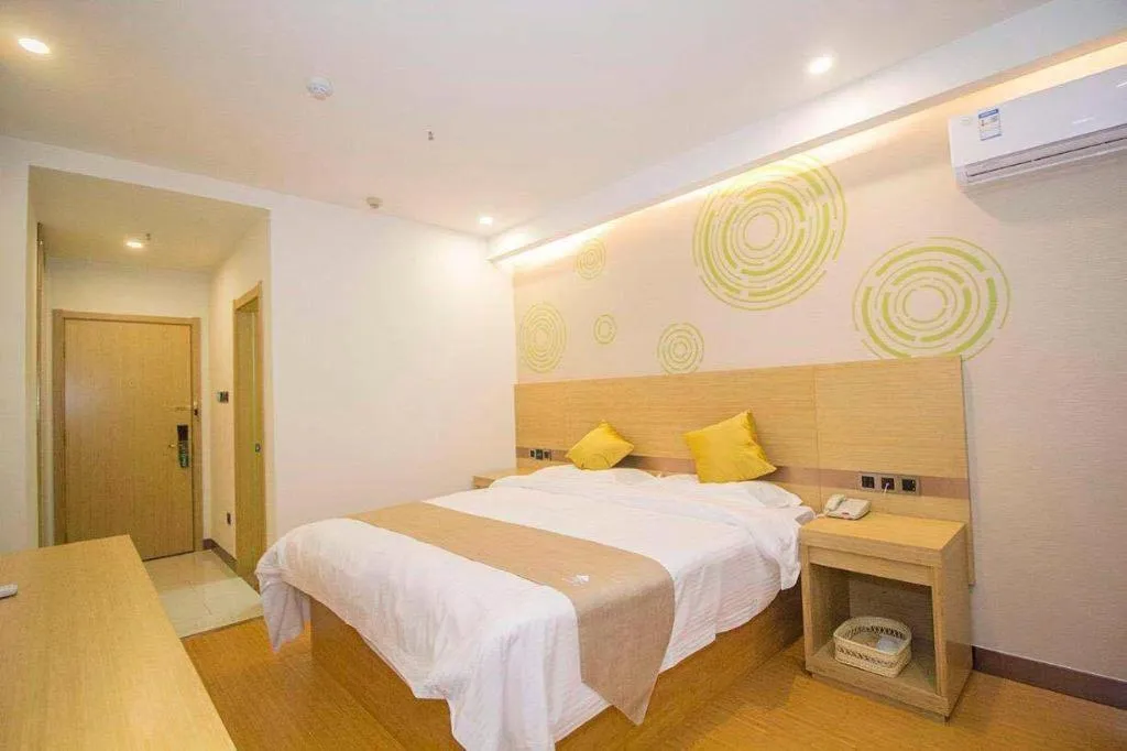 Bed in GreenTree Inn Weifang Kuiwen District Beiwang Jiale