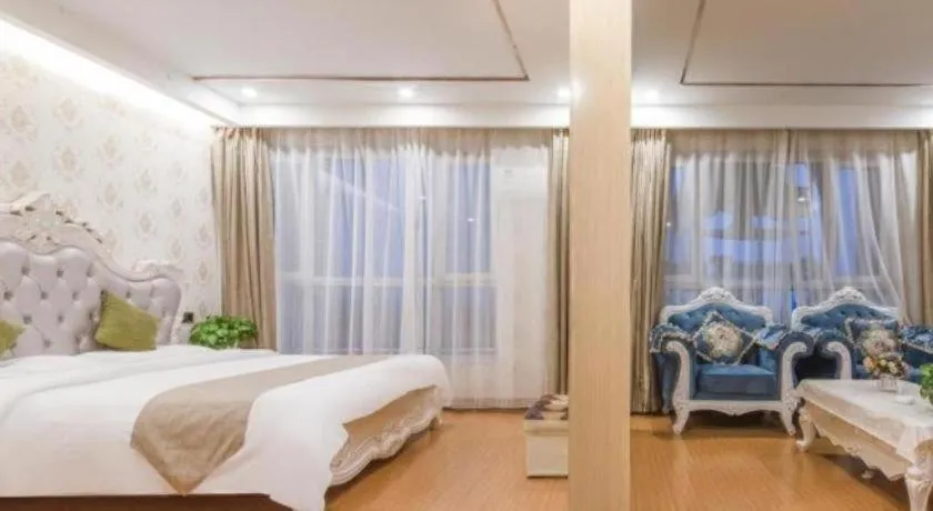 Bed in GreenTree Inn Weifang Kuiwen District Beiwang Jiale