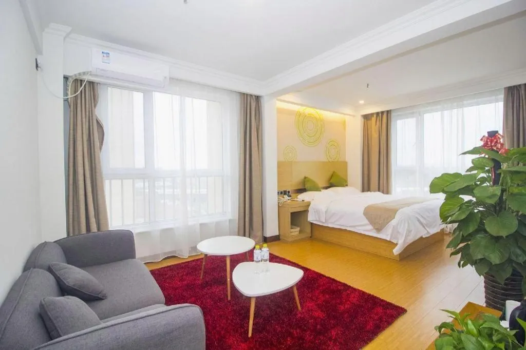 Bed in GreenTree Inn Weifang Kuiwen District Beiwang Jiale