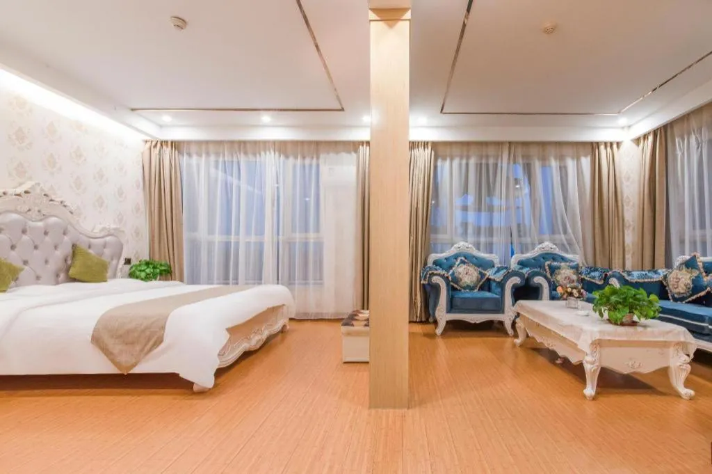 Bed in GreenTree Inn Weifang Kuiwen District Beiwang Jiale