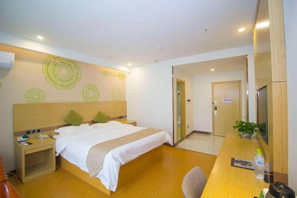 Bed in GreenTree Inn Weifang Kuiwen District Beiwang Jiale