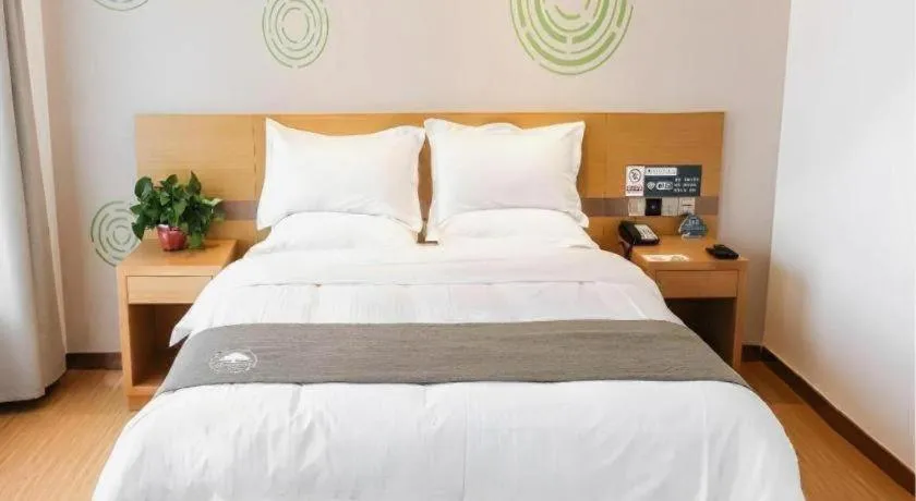 Bed in GreenTree Inn Shangqiu Ningling County Bus Station