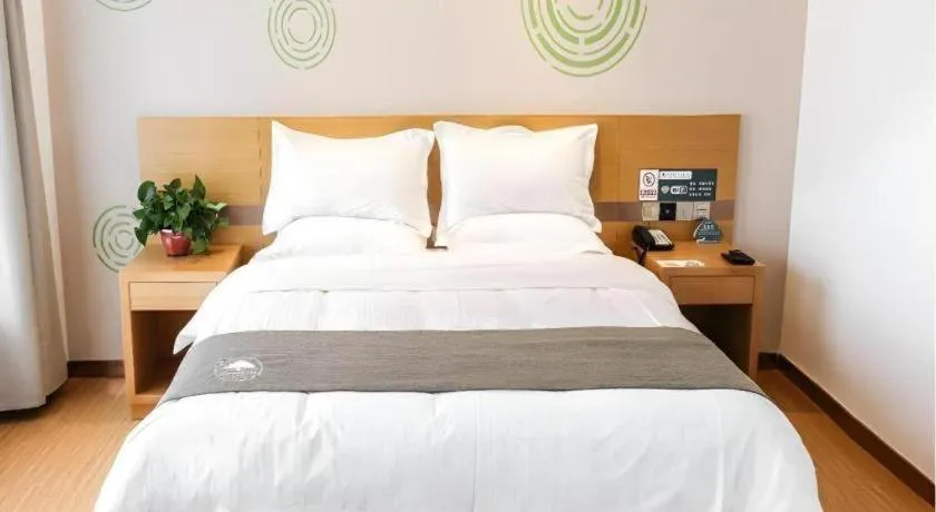 Bed in GreenTree Inn Shangqiu Ningling County Bus Station