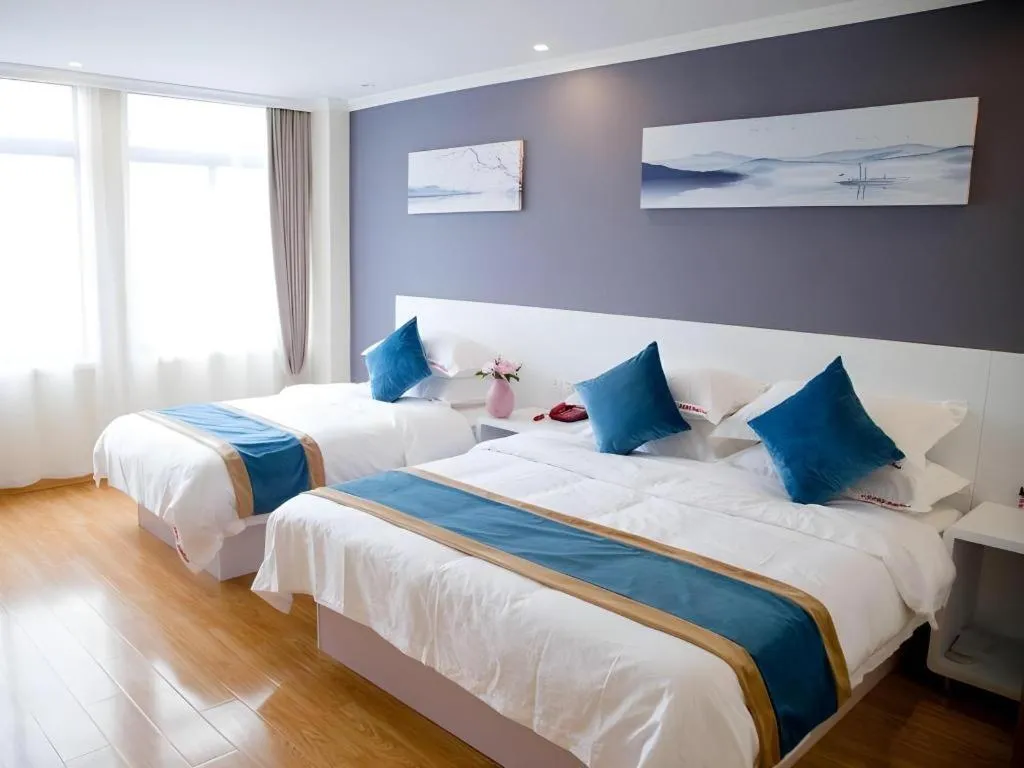 Bed in Shell Shanghai Songjiang District Xinqiao Town Xinqiao Hotel