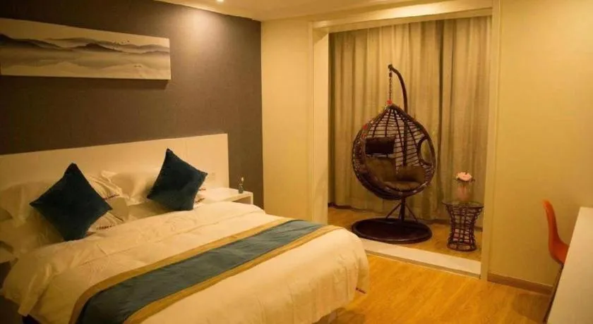 Bed in Shell Shanghai Songjiang District Xinqiao Town Xinqiao Hotel