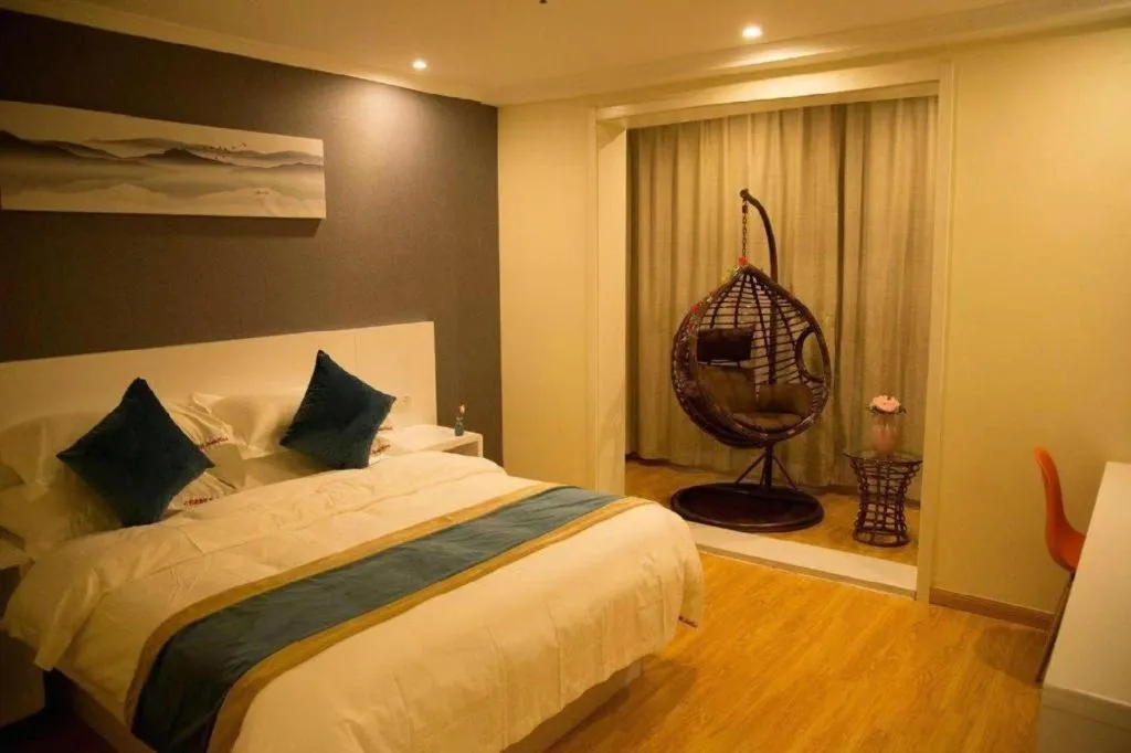 Bed in Shell Shanghai Songjiang District Xinqiao Town Xinqiao Hotel