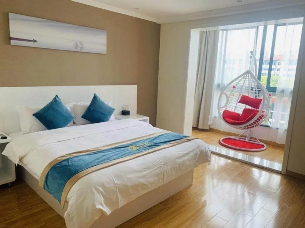 Bed in Shell Shanghai Songjiang District Xinqiao Town Xinqiao Hotel