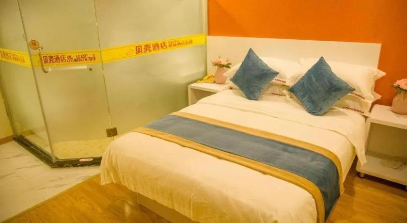 Bed in Shell Shanghai Songjiang District Xinqiao Town Xinqiao Hotel
