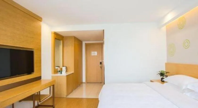 Bed in GreenTree Inn Jiaxing Qixing Town Goverment