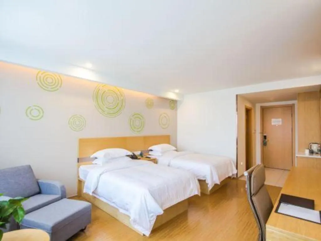 Bed in GreenTree Inn Jiaxing Qixing Town Goverment