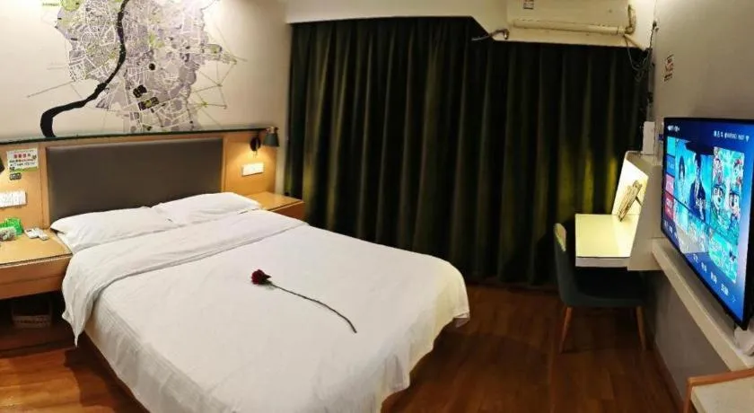 Bed in Vatica Hefei Feidong County Yuzhou Central Square Hotel