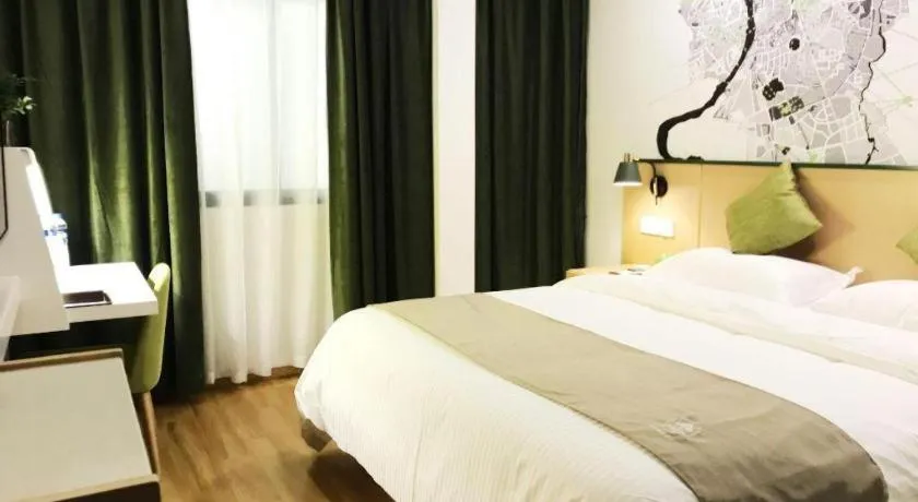 Bed in Vatica Hefei Feidong County Yuzhou Central Square Hotel