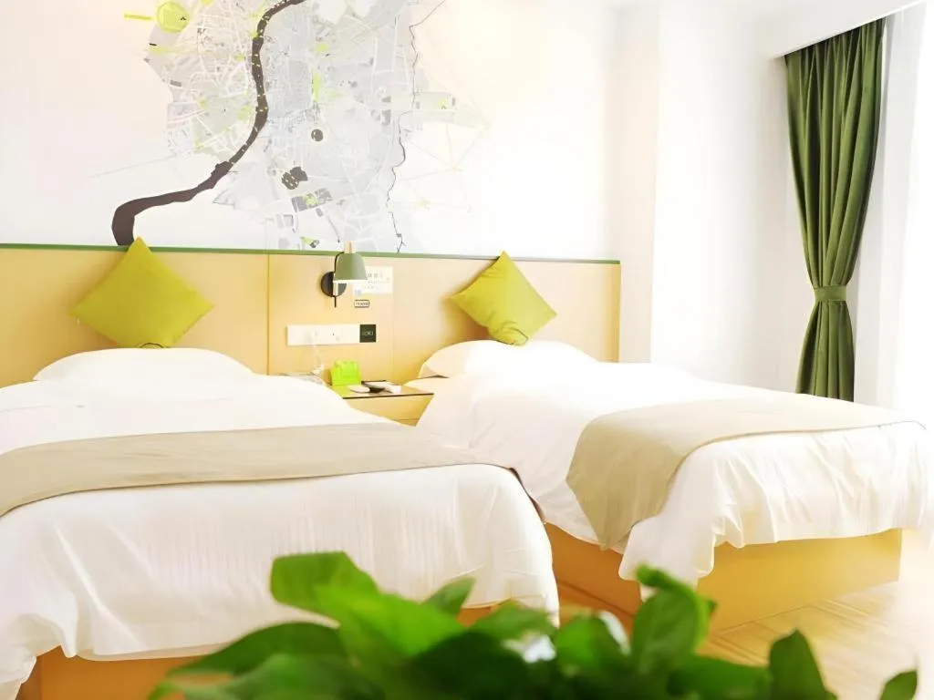 Bed in Vatica Hefei Feidong County Yuzhou Central Square Hotel