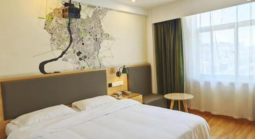 Bed in Vatica Hefei Feidong County Yuzhou Central Square Hotel