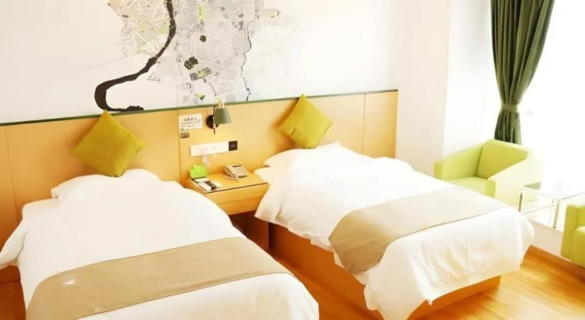 Bed in Vatica Hefei Feidong County Yuzhou Central Square Hotel