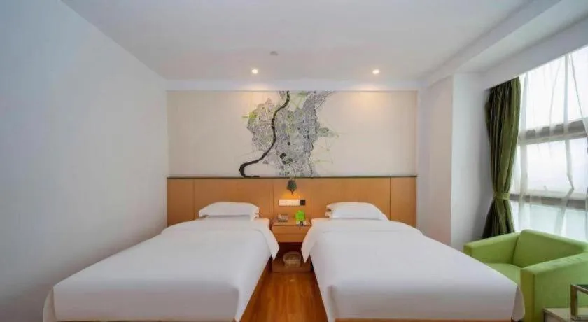 Bed in Vatica Hefei Feidong County Yuzhou Central Square Hotel