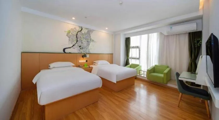 Bed in Vatica Hefei Feidong County Yuzhou Central Square Hotel