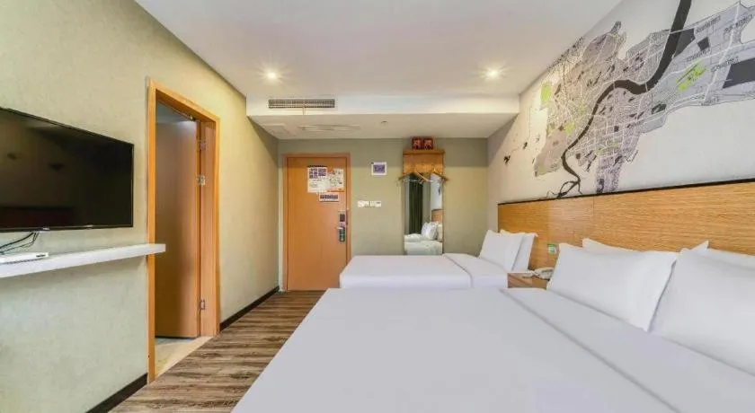 Bed in Vatica Hangzhou Xiasha Media College Hotel