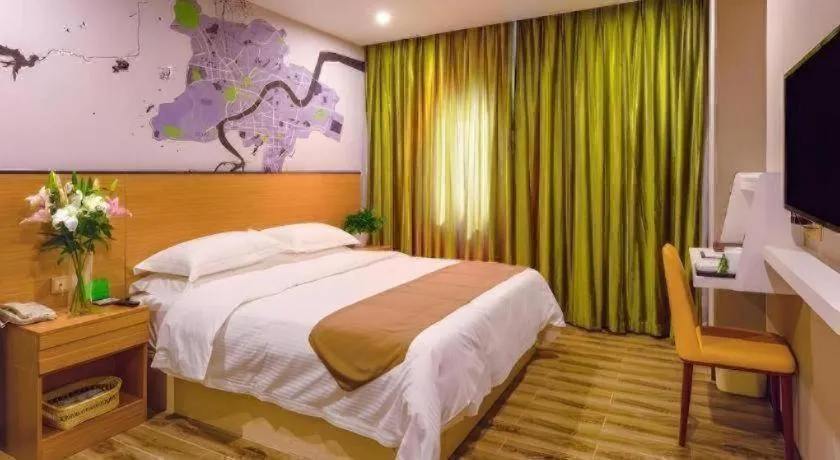 Bed in Vatica Hangzhou Xiasha Media College Hotel