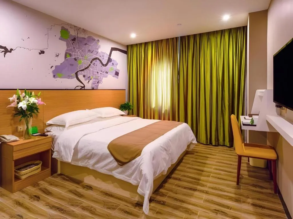 Bed in Vatica Hangzhou Xiasha Media College Hotel