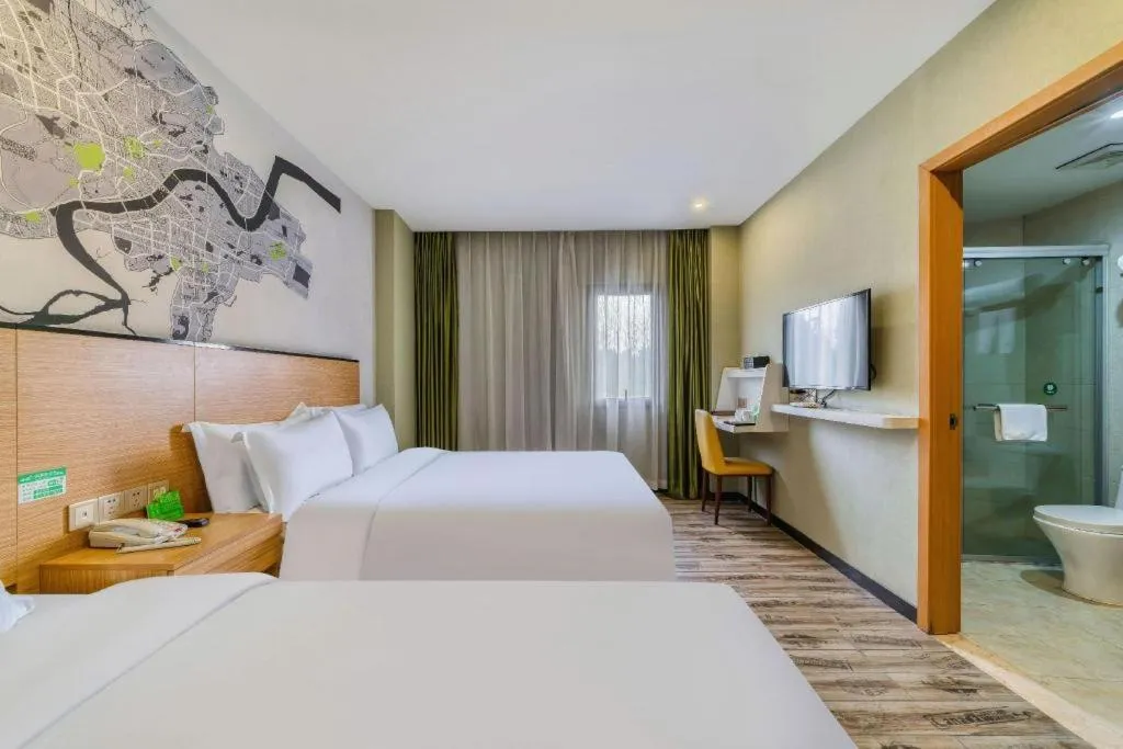 Bed in Vatica Hangzhou Xiasha Media College Hotel