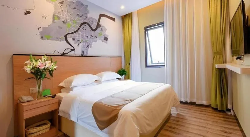 Bed in Vatica Hangzhou Xiasha Media College Hotel
