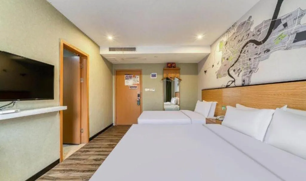 Bed in Vatica Hangzhou Xiasha Media College Hotel