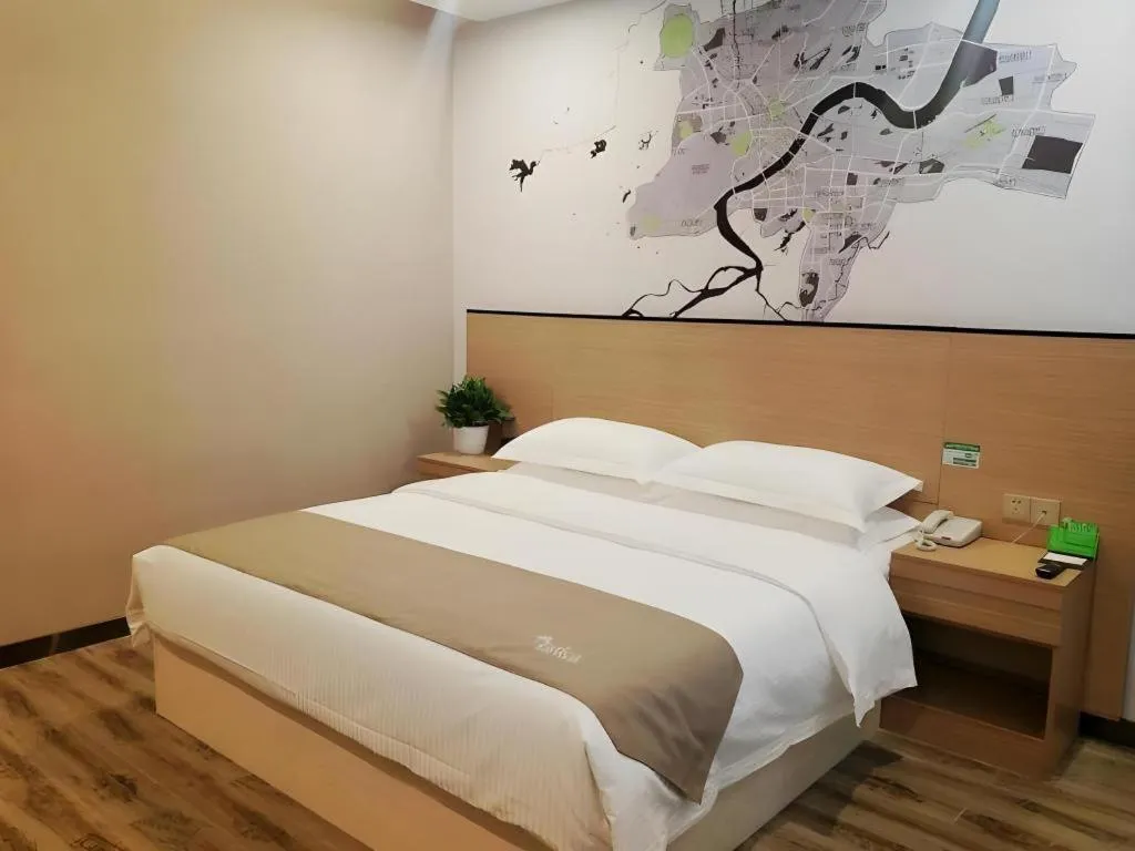 Bed in Vatica Hangzhou Xiasha Media College Hotel