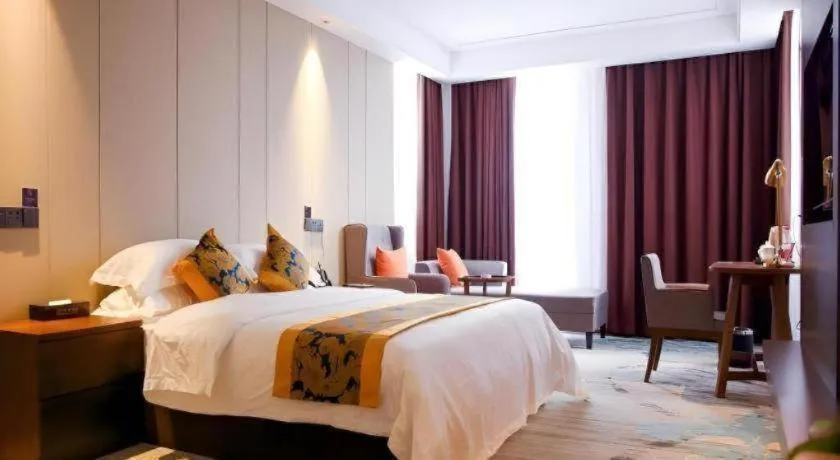 Bed in GME Taizhou Jingjiang City Bus Station Hotel