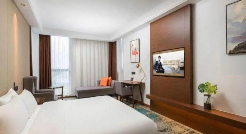 Bed in GME Taizhou Jingjiang City Bus Station Hotel