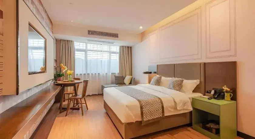 Bed in GME Hefei Qianshan North Road Phoenix City Hotel Bed in GME Hefei Qianshan North Road Phoenix City Hotel