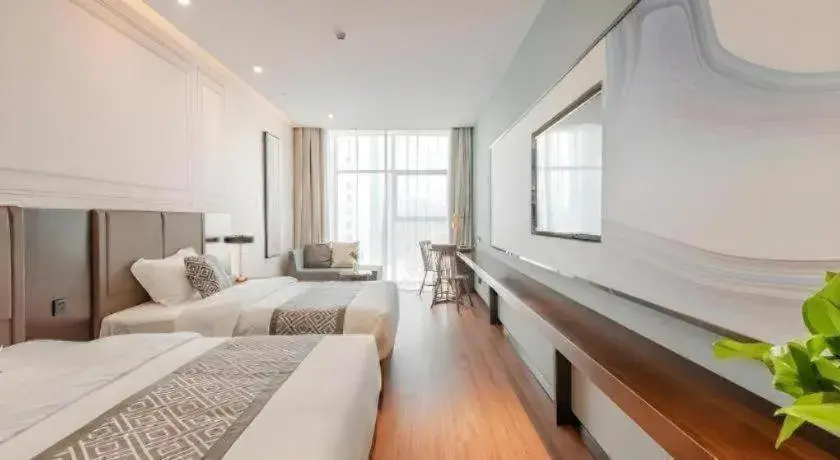 Bed in GME Hefei Qianshan North Road Phoenix City Hotel Bed in GME Hefei Qianshan North Road Phoenix City Hotel