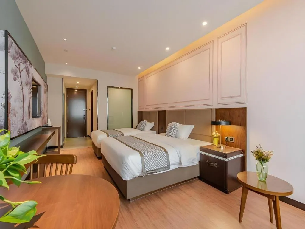Bed in GME Hefei Qianshan North Road Phoenix City Hotel