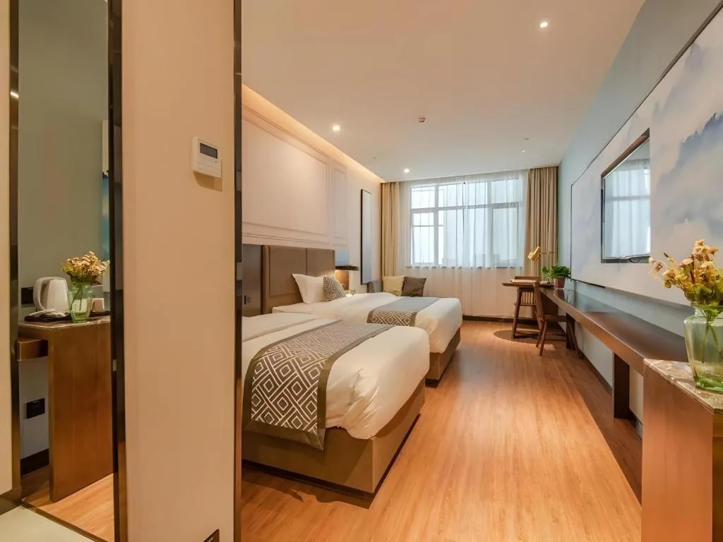 Bed in GME Hefei Qianshan North Road Phoenix City Hotel